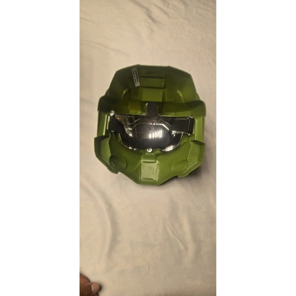 Halo Master Chief Helmet Mask Disguise Cosplay Halloween Costume Kids - Picture 5 of 8